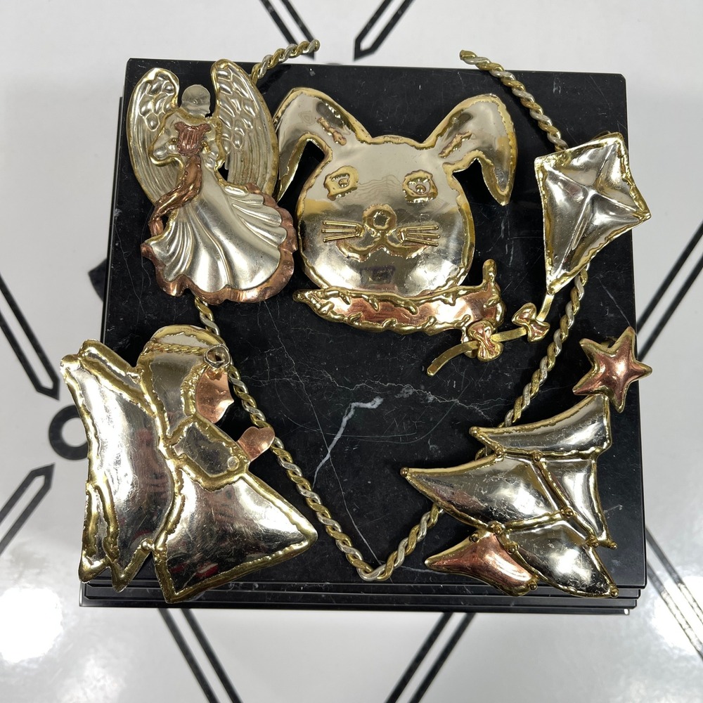 Lot of Mexican Vintage 90's Hecho‎ en Mexico Mixed Metal Brooch/Pendant & Choker